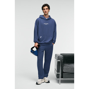 GRIMELANGE CLARENCE Pantalon de survêtement pour homme 100% coton avec cordon de serrage, taille élastiquée, poche arrière et étiquette décorative - Product Image 6