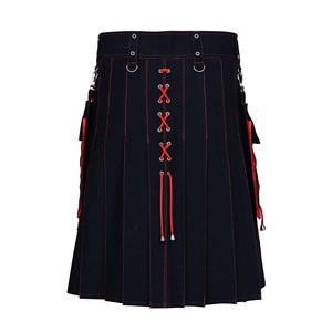 Nouvelle mode pour hommes confortable Festival écossais Kilts hommes multicolore Highland Tartan écossais jupe plissée Kilt - Product Image 3