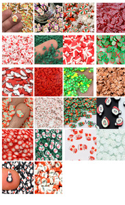 1 KG/BAG Personnages de Noël Sœurs Polymère Argile Sprinkles Tranches Pour Slime DIY Craft Art Décoration <span class=keywords><strong>Nail</strong></span> T - Product Image 6