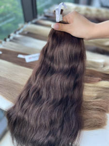 Cheveux humains en vrac, couleur foncée, légèrement bouclés, qualité brute vietnamienne, approvisionnement en usine - Product Image 4