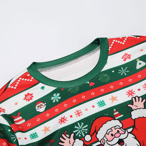 เสื้อสเวตเตอร์คอกลมแขนยาวขนาดใหญ่พิเศษเสื้อสเวตเชิ้ตแขนยาวพิมพ์ลาย3D คริสต์มาสสำหรับผู้ใหญ่ - Product Image 4