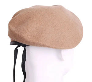 หมวกเบเร่ต์ขน100% สำหรับผู้ชายดีไซน์ใหม่หมวกเบเร่ต์สำหรับฝึกยุทธวิธีกลางแจ้งดีไซน์ใหม่ - Product Image 5