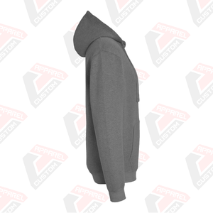 Sudaderas de algodón 100% para hombre con logotipo personalizado Sudaderas con capucha de invierno con hombros caídos de peso pesado Diseño bordado Liso teñido Sin cuerdas - Product Image 4