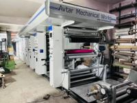 Máquina de Impresión Flexográfica Automática Avtar para Bolsas de Papel, Plástico, PP Tejido, Bolsas de Arroz, Alta Capacidad, Certificación CE, Uso Pesado, 60m/min 1-8