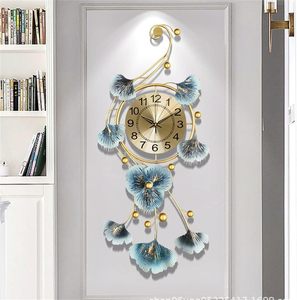 Thiết Kế Hiện Đại Nghệ Thuật Sáng Tạo Kim Loại Đồng Hồ Treo Tường Với Chữ Số La Mã Im Lặng Thân Thiện Với Môi Trang Trí Đồng Hồ Cho Phòng Khách Tường - Product Image 3