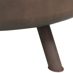 Durable Outdoor <b>Fire</b> <b>Pit</b> - <b>Wood</b>-<b>Burning</b> <b>Fire</b> <b>Pit</b> with Round Spark Screen, Poker, and Built-in Grate - Product Image 6