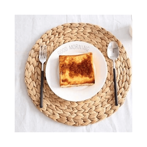 Water Hyacinth <b>Placemat</b> and Cup Mat Set eco-friendly mats; use: home dining setup; origin: Vietnam crafted - Product Image 6