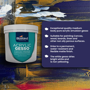 ACRYLIQUE GESSO Blanc 800gm Apprêt pour Peinture Acrylique Surface Prep Medium pour Peinture Acrylique et Peinture à l'Huile - Product Image 6