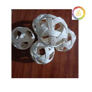 Artisan Vietnamese Rattan Orbs Sustainable Handwoven Decor - Product Image 5