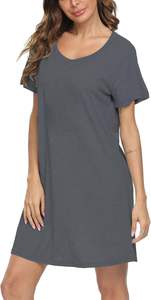 Conjunto de Pijama para Mujer con Encaje, Manga Corta, Cuello en V, Ropa de Dormir con Cintura Ajustable, Camisones 100% Seda Térmica de Terciopelo - Product Image 4