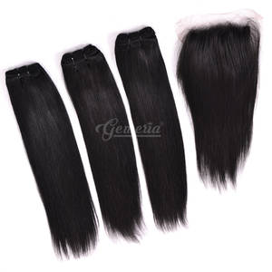 Extensions de cheveux indiens bouclés Tyagi : Cheveux Remy bruts de qualité supérieure, lisses, ondulés, bouclés, en paquets, avec pointes en I, queues de cheval - Product Image 5