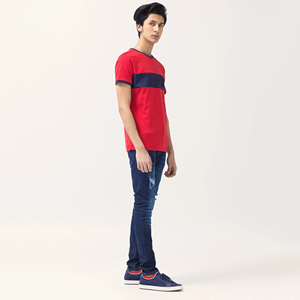 Fabricante de alta calidad, camiseta informal personalizada de manga corta, Camiseta ajustada con logotipo personalizado liso para hombre, camiseta para hombre - Product Image 6