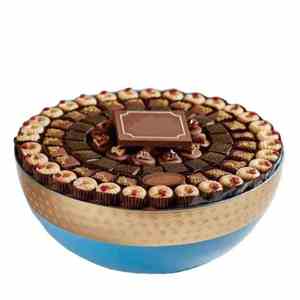 จานเสิร์ฟช็อกโกแลตโลหะดีไซน์ทันสมัย เป็นมิตรกับสิ่งแวดล้อม ปลอดสาร BPA ใช้ตกแต่งโต๊ะ ใส่ขนม ปลอดภัย ราคาดี - Product Image 6