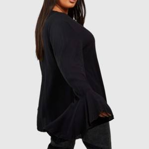 Chemise à manches longues en coton respirant pour femmes pour filles Logo personnalisé mode dames surdimensionné ample décontracté femme Blouses chemise pour femmes - Product Image 4