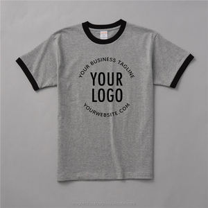 100% algodón suave de alta calidad Unisex de talla grande camiseta para hombres logotipo personalizado cuello sublimación impresión Color sólido tejido en blanco - Product Image 6