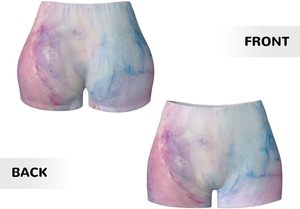 Yoga Shorts femmes taille haute sans couture vêtements de sport séchage rapide Logo personnalisé Yoga Shorts en gros Pakistan - Product Image 4