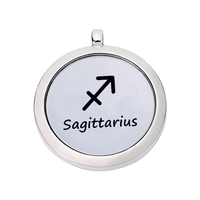 Pendentif original Scalar Japan Technology Nano Quantum Ion Science Avantages Double Face Douze Constellations Energy Pendant