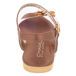 รองเท้าแตะแฟนซีสำหรับเด็กผู้หญิง (S-253) - สีน้ำตาล - Product Image 4