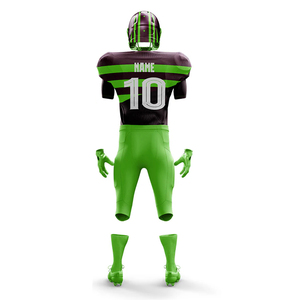 Hot Selling American <b>Football</b> Jersey Lightweight Polyester Sports Wear with Custom Logo Printing Short Sleeve Set Uniform - Product Image 6