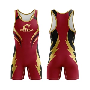 Unique Design Spandex/Polyester Seamless Fusing Men's Wrestling <b>Singlets</b> Wholesale Rate GYM Wear <b>Weightlifting</b> <b>Singlets</b> - Product Image 1
