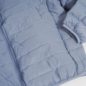 Veste à bulles personnalisée OEM pour hommes Manteau d'hiver matelassé chaud avec capuche col montant Veste à bulles respirante réversible - Product Image 6