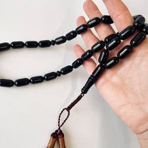 Chapelet islamique en ambre de la Baltique, couleur ambre cerise, Misbaha - Product Image 2