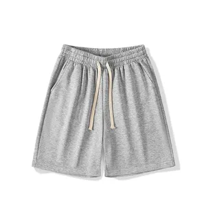 Pantalones de chándal informales de cintura media para hombre, pantalones cortos clásicos de poliéster 100% para entrenamiento, gimnasio, correr, deportes, sólidos - Product Image 2