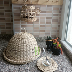 Panier de rangement en rotin durable OEM pour la décoration et l'organisation de la table des plateaux alimentaires fabriqué au Vietnam - Product Image 3