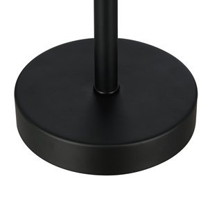 Lámpara de pie de hierro de diseño antiguo Marco recubierto de polvo de plata negra Pantalla blanca Estilo moderno Mejor calidad Venta caliente para sala de estar - Product Image 3