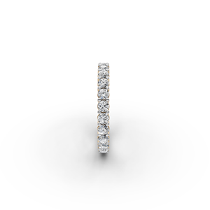 Anillo de Eternidad con Diamante Cultivado en Laboratorio de 2.00 Ct, Corte Baguette, Claridad VS1, Corte Excelente, Color D, Colección Elegante para Bodas - Product Image 3