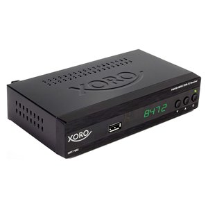 Decodificador Xoro HRT 7622 DVB-T2, Producto para Hogar Inteligente con HEVC de 10 Bits para DVB-T2, Negro - Product Image 1