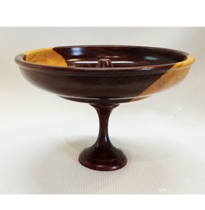 Bol à riz rond en bois de haute qualité Design américain de grande taille et bol à fruits pour ustensiles de cuisine faits à la main - Product Image 5