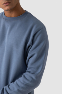 Venta al por mayor por encargo de gran tamaño pulóver Sudadera con capucha de los hombres hombro caído cuello redondo invierno Casual Streetwear 100% algodón transpirable - Product Image 5