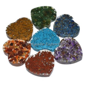 Orgone Double Point Chakra Set Feng Shui Healing Pendant Set - Product Image 6