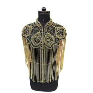 Capa de Lentejuelas con Cuentas 2026, Tela 100% Algodón, Mejor Precio, Producto de Encaje de la India - Product Image 1