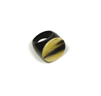 Bague en corne pour fille et femme bijoux naturel écologique corne de boeuf de buffle filles et femme colliers bijoux