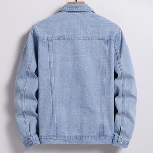 Veste en jean personnalisée pour homme, veste en jean varsity pour homme, une série de combinaisons décontractées - Product Image 2