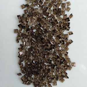 ควอตซ์สโมคกี้ธรรมชาติ 4 มม. ทรงสี่เหลี่ยมเจ้าหญิงคัท คุณภาพดีที่สุด พลอยเม็ดเดี่ยวสำหรับทำเครื่องประดับและสร้อยคอ - Product Image 5