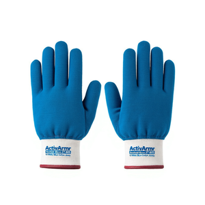 Gants ménagers ActivArmr Hycron 27-805 Taille 10 Blanc/Bleu Jersey de coton EN 388 PPE Catégorie II ANSELL - Lot de 12 - Product Image 3