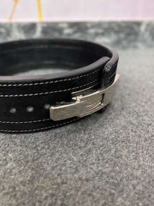 เข็มขัดยกน้ำหนัก Pu คุณภาพพรีเมียม ป้องกันขั้นสูง ปรับแต่งโลโก้ได้ ทนทาน ปรับได้ รองรับหลังส่วนล่าง - Product Image 2