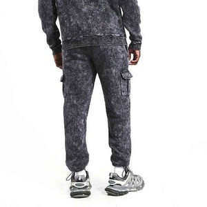 Wholesale Low Price Acid Wash Tracksuits Winter 100% Cotton Fleece High Quality New Arrival for Men - Product Image 6