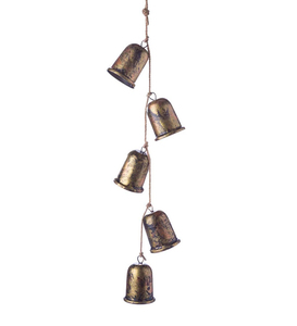 กระดิ่งลมเหล็กดัดพร้อมระฆังโลหะ - Product Image 6