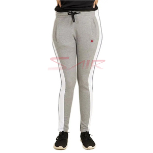 OEM personalizado de las mujeres Slim Fit Fleece Jogging Pant Casual Joggers Chándal Pantalones Elástico Cintura Plana Pantalones de Chándal Bolsillos Invierno - Product Image 1