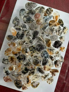 Cabochons d'agate mousse dendritique de qualité en gros, pierres précieuses naturelles à 100%, pierres brutes polies à la main pour la fabrication de bijoux - Product Image 2