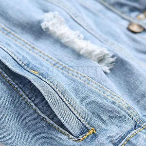 Meilleures ventes, veste légère en jean pour hommes, dernier style, prix de gros, veste en jean pour hommes de dernier style, veste en jean pour hommes personnalisée - Product Image 5
