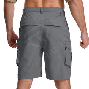 Vente en gros personnalisée Summer Slim Fit Short cargo pour homme en coton multi-poches Fashion Casual Shorts - Product Image 2