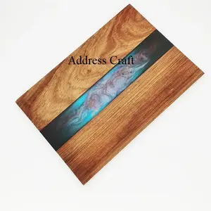 Trendy Epoxy Resin Cheese Boards Multifunction Kitchen Tools Wood Resin Chopping Boards Kitchenware Vegetable Cutting Boards
