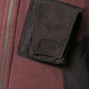 2024 Top Premium Qualité Hommes Full Zip US Hoodies Avec Multi Baggy Poches Custom Made Cotton Hoodies - Product Image 3