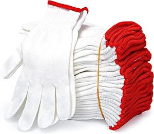 Factory Production 7 Gauge/10 Gauge Cotton <b>Gloves</b> Safety <b>Gloves</b> Customer Customization Hand Protective Safety Cotton <b>Glove</b> - Product Image 3