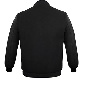 Veste universitaire pour homme, manches en cuir véritable et mélange de laine, veste universitaire pour garçons, veste universitaire pour collège - Product Image 2